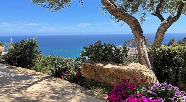 Villa Splendida terraced gardens with olive trees and scenic viewpoints Cefalú